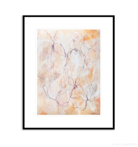 Contemporary abstract nature drawing by fine artist Sara Richardson
