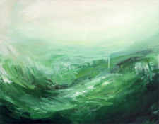 Acrylic Painting Prairie Winds No.4 by Sara Richardson