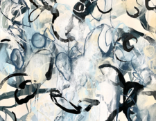 Modern abstraction artwork by contemporary artist Sara Richardson