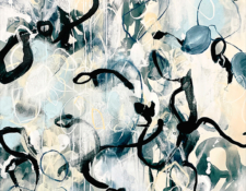 Modern abstraction artwork by contemporary artist Sara Richardson