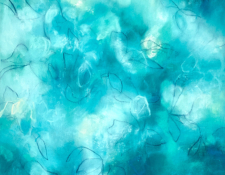 Contemporary abstract oceanic nature artwork drawings by artist Sara Richardson