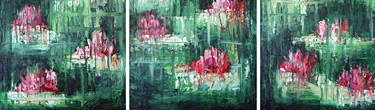 Fine art Sara Richardson Escarboucle Manifest No.3 Triptych Paintings