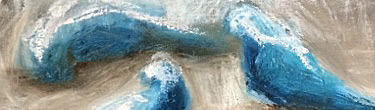 Sara Richardson small bird oil painting in progress