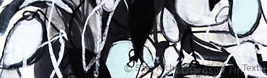 Abstracted nature inpired drawings and paintings by artist Sara Richardson