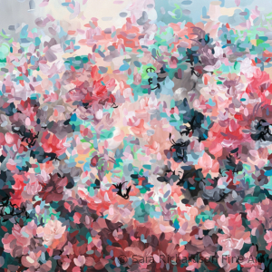 Sara Richardson contemporary fine art painting drawings and abstract botanical abstract emotional