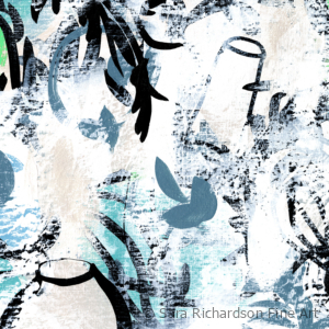 Contemporary abstract humanity nature inspired paintings original artwork