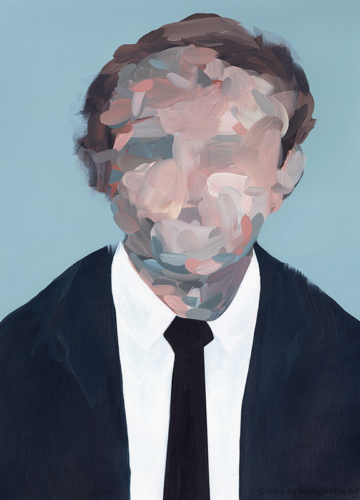 Abstract contemporary figurative paintings and artwork by fine artist Sara Richardson