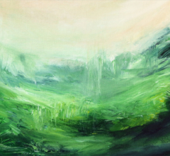 Acrylic Painting Prairie Winds No.3 by Sara Richardson
