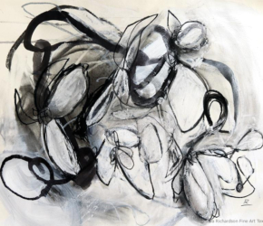 Melodic Minor No.1<br/>
<u><a href="https://www.shockandslaw.com/contact-richardson-fine-art" target="_blank" rel="noopener">commission similar work</a></u> Contemporary fine artist Sara Richardson original urban nature art drawing