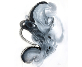 Abstract nature inspired paintings by contemporary artist Sara Richardson