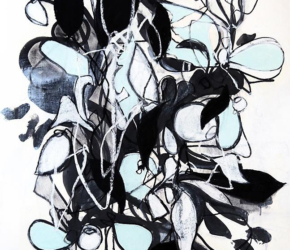 Melodic Minor No.5<br/>
Mixed media on 250gsm paper 22w x 30h in.<br/><u><a href="https://www.shockandslaw.com/contact-richardson-fine-art" target="_blank" rel="noopener">original & licensing available</a></u> Original abstract organic nature inspired drawing by contemporary artist Sara Richardson