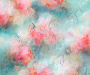 Double Bubble Wild Flowers<br/>
Mixed media on 300gsm paper | <a href="https://www.shockandslaw.com/contact-richardson-fine-art" target="_blank" rel="noopener">inquire about this piece</a> Contemporary floral decor and artwork artist Sara Richardson