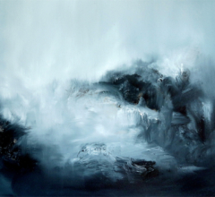 Abstract nature inspired painting by contemporary artist Sara Richardson