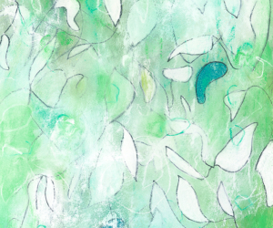 Jelly Bean Ice Cream<br/>
Mixed media on paper | <a href="https://www.shockandslaw.com/contact-richardson-fine-art" target="_blank" rel="noopener">inquire about this piece</a> Contemporary abstract nature drawings by artist Sara Richardson