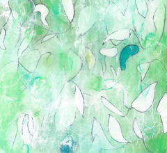 Contemporary abstract nature drawings by artist Sara Richardson