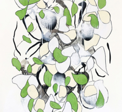 Contemporary artist Sara Richardson abstract nature and foliage inspired art