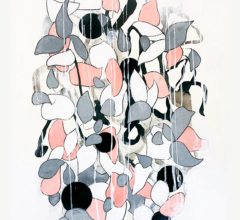 Modern nature floral art by contemporary artist Sara C Richardson