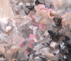 Human Nature No.2<br/>
<u><a href="https://www.shockandslaw.com/contact-richardson-fine-art" target="_blank" rel="noopener">commission similar work</a></u> Abstract figurative painting and artwork by artist Sara Richardson