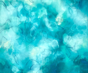 Midnight Wild Flowers<br/>
Mixed media on 640gsm paper | <a href="https://www.shockandslaw.com/contact-richardson-fine-art" target="_blank" rel="noopener">inquire about this piece</a> Contemporary abstract botanic nature artwork drawings by artist Sara Richardson