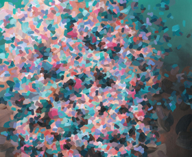 abstract colorful painting artwork sara richardson art