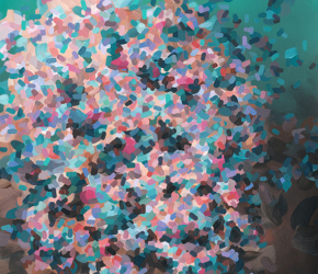 abstract colorful painting artwork sara richardson art