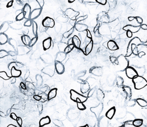 Chiffon No. 9<br/>
Acrylic on 640gsm paper 22w x 30h in.<br/><u><a href="https://www.shockandslaw.com/contact-richardson-fine-art" target="_blank" rel="noopener">original available</a></u> Contemporary modern nature abstract botanical plants Sara Richardson Art