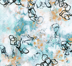 Chiffon Minor No. 1 - Layered Veil<br/>
Acrylic on 640gsm paper 22w x 30h in. Contemporary abstract nature artwork by artist Sara Richardson