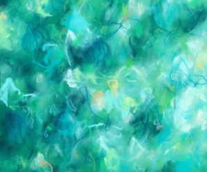 Island Candy No.6<br/>
Mixed media on 350gsm paper | <a href="https://www.shockandslaw.com/contact-richardson-fine-art" target="_blank" rel="noopener">inquire about this piece</a> Sara Richardson contemporary art inspired by tropical abstract plants