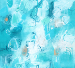 Mixed media drawing and artwork nature abstract by artist Sara Richardson