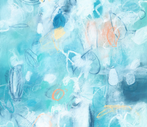 Contemporary abstract nature inspired artwork by fine artist Sara Richardson