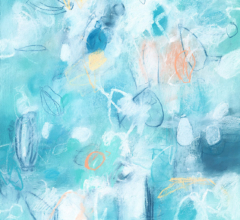 Contemporary abstract nature inspired artwork by fine artist Sara Richardson