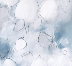 Float No.2 - Quiet Space<br/>
Mixed media on 570gsm paper 11w x 14h in. Modern abstract floral artwork by fine artist Sara Richardson botanical inspired