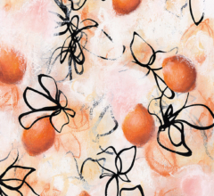 Abstract summer inspired organic natural artwork by fine artist Sara Richardson