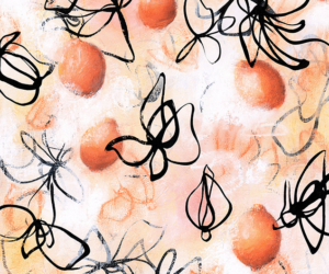 Bliss No.2<br/>
Mixed media on 400gsm paper | <a href="https://www.shockandslaw.com/contact-richardson-fine-art" target="_blank" rel="noopener">inquire about this piece</a> Abstract summer inspired organic natural artwork by fine artist Sara Richardson