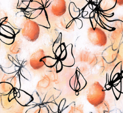 Abstract summer inspired organic natural artwork by fine artist Sara Richardson