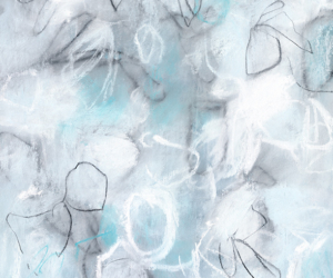 Float No.15<br/>
Mixed media on paper | <a href="https://www.shockandslaw.com/contact-richardson-fine-art" target="_blank" rel="noopener">inquire about this piece</a> Contemporary abstract botanic charcoal pastel art drawing by fine artist Sara Richardson
