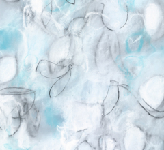 Float No.18 - Tensioned Space<br/>
Mixed media on 300gsm paper 15w x 20h in. Contemporary abstract botanic charcoal pastel art drawing paintings by fine artist Sara Richardson