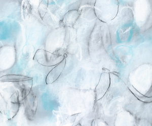 Float No.18<br/>
Mixed media on paper | <a href="https://www.shockandslaw.com/contact-richardson-fine-art" target="_blank" rel="noopener">inquire about this piece</a> Contemporary abstract botanic charcoal pastel art drawing paintings by fine artist Sara Richardson