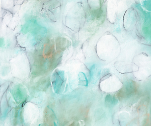 Float No.23<br/>
Mixed media on paper | <a href="https://www.shockandslaw.com/contact-richardson-fine-art" target="_blank" rel="noopener">inquire about this piece</a> Contemporary abstract botanic charcoal drawing by fine artist Sara Richardson