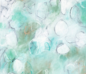 Contemporary abstract botanic charcoal drawing by fine artist Sara Richardson