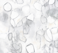 Float No.29 - Quiet Interval <br/> Mixed media on 400gsm paper 18w x 24h in. Contemporary abstract modern organic abstraction work on paper drawing by fine artist Sara Richardson